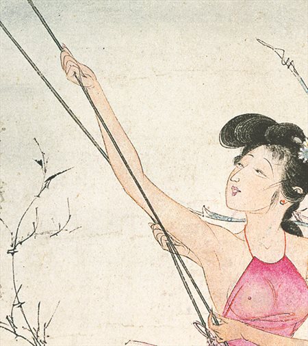 王益-胡也佛的仕女画和最知名的金瓶梅秘戏图